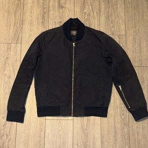 Vince Men's Navy Bomber Jacket Sz S